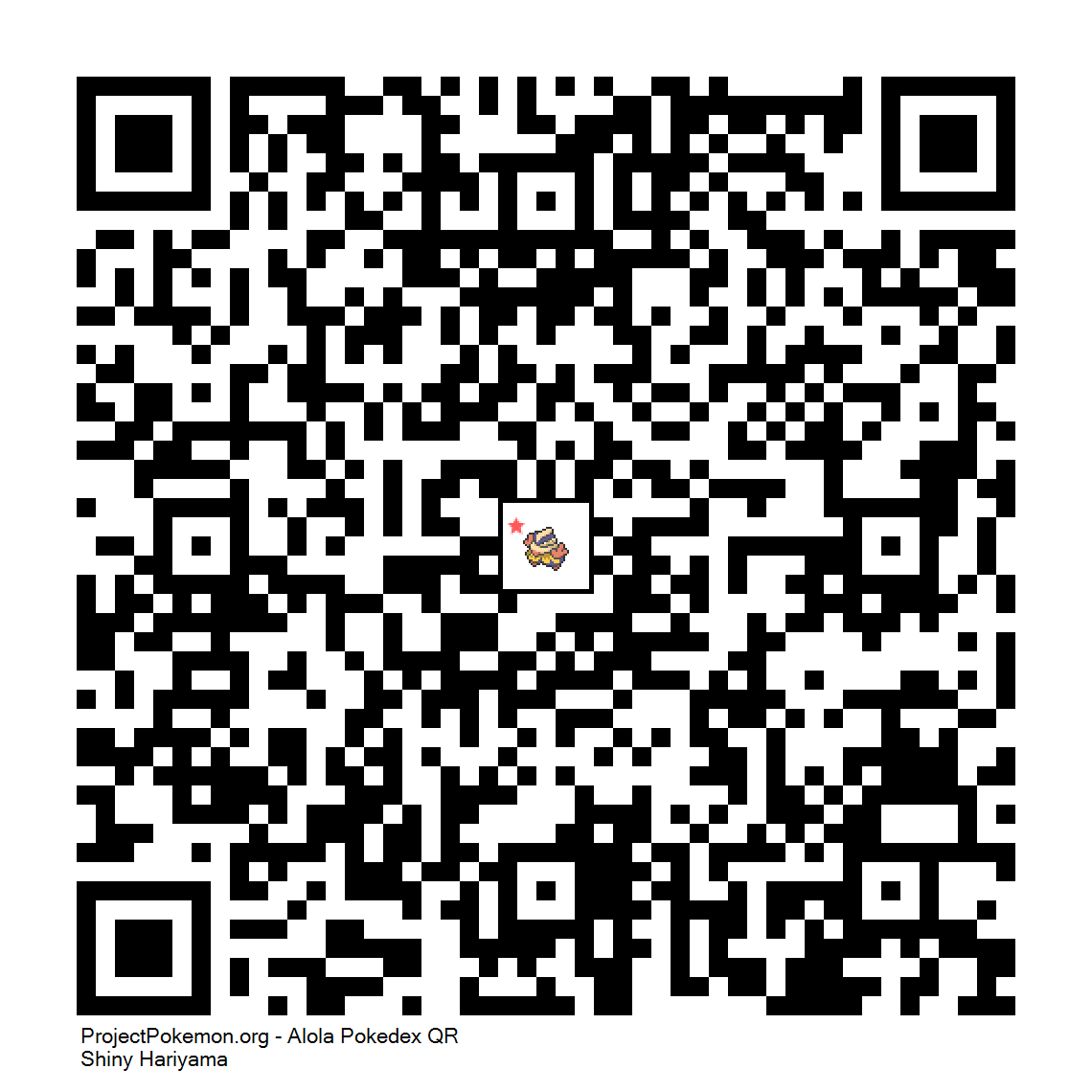 Cdigo QR de Hariyama variocolor